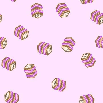 Fuel assembly nuclear energy vector seamless pattern 스톡 일러스트