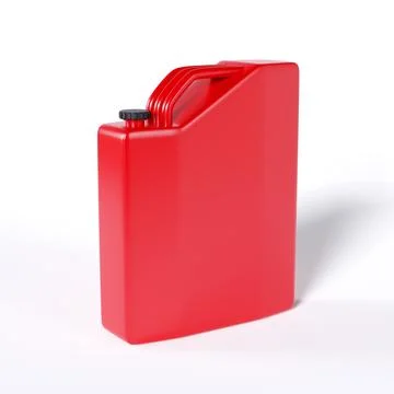 Fuel can isolated on white background Stock Illustration