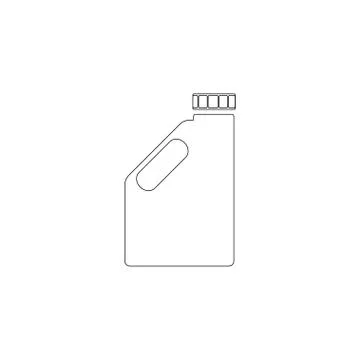 Fuel canister. flat vector icon Stock Illustration