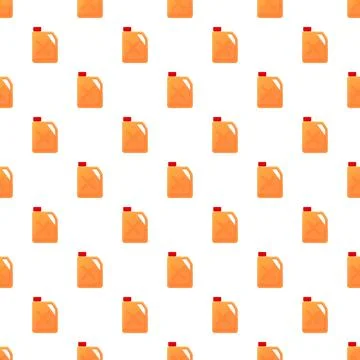 Fuel canister seamless pattern creating repeating background Stock Illustration