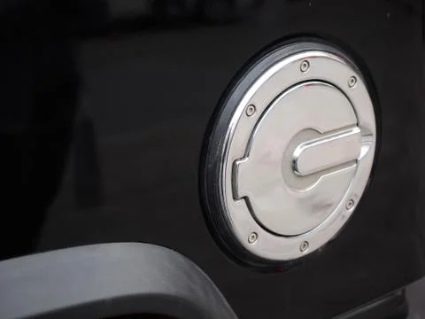 Fuel cap close-up Stock Photos
