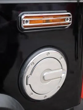 Fuel cap close-up Stock Photos