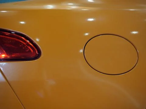 Fuel cap close-up Stock Photos