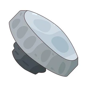 Fuel Cap illustration Stock Illustration