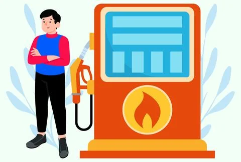 Fuel Concept Illustration Illustrazione stock
