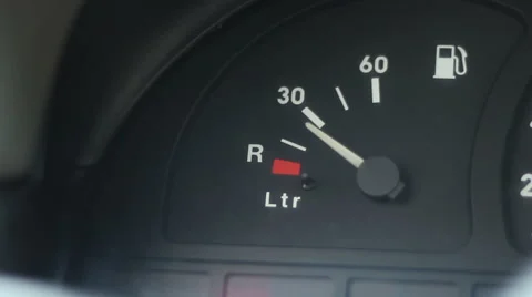 Fuel Consumption Gauge Stock Footage 51017887