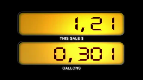 Fuel counter 스톡 동영상 32212296