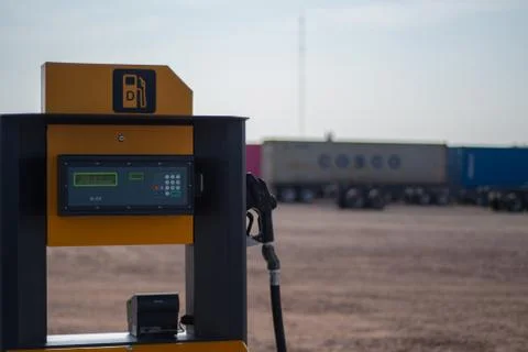 Fuel dispenser 스톡 사진