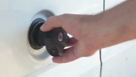 Fuel drain Stock Footage 200715522