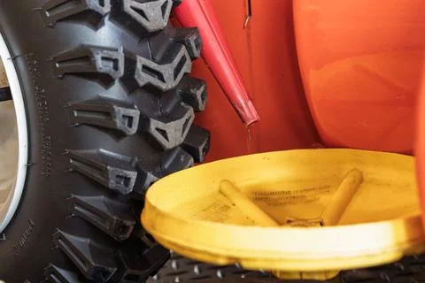 Fuel Drain Setup Small Engine Storage Stock Photos