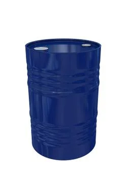 Fuel drum over white background Stock Illustration