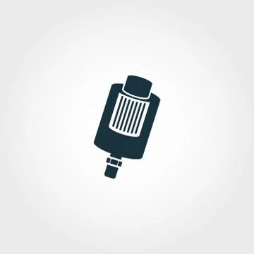 Fuel Filter icon. Premium quality element illustration from car parts collection Illustrazione stock