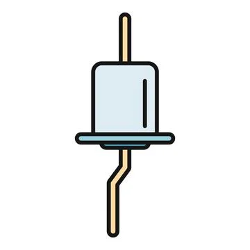 Fuel filter protecting engine with clean fluid flow Stock Illustration