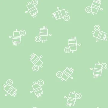 Fuel filter replacement color icon vector isolated illustration Stock Illustration