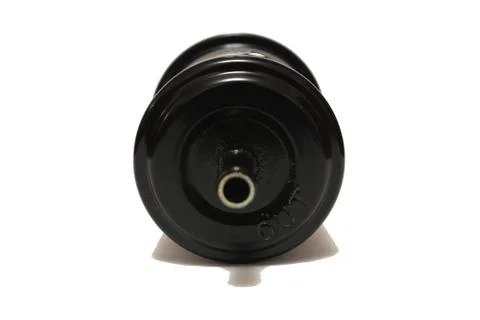 The fuel filter on a white background Stock Photos