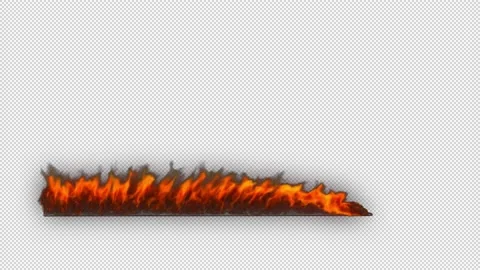 Fuel Fire Flames On Ground HD Stock Footage 161487460
