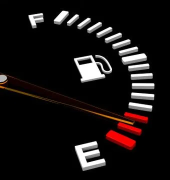 The fuel gauge Stock Illustration