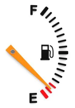 The fuel gauge Stock Illustration