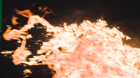 Fuel Ignition Creating Fire Surge HD Pro Stock Footage 329557167