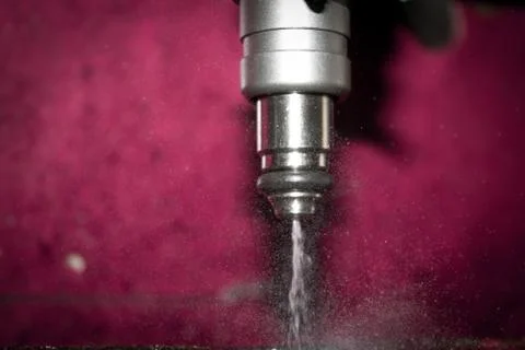 Fuel injector in action Stock-Fotos