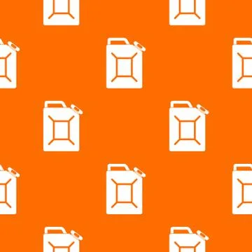 Fuel jerrycan pattern seamless 库存插图