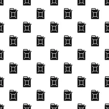 Fuel jerrycan pattern vector Stock Illustration