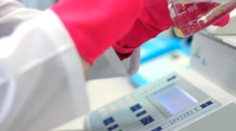 Fuel laboratory 2 Stock Footage 7542530