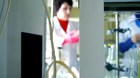 Fuel laboratory 4 Stock Footage 7542251