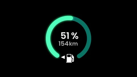Fuel Level Stock Footage 334342643