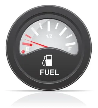 Fuel level indicator vector illustration Stock Illustration