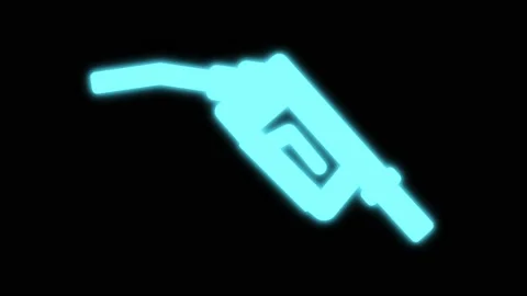 Fuel light animation Stock Footage 162836441