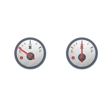 Fuel meter Illustrazione stock