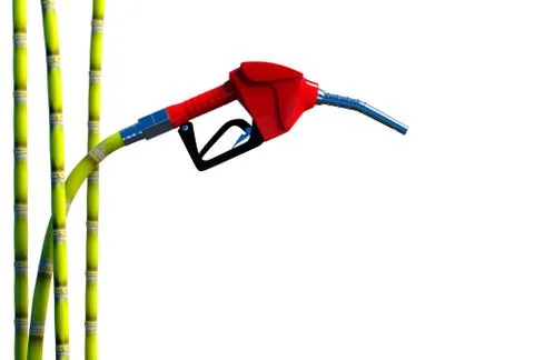 Fuel nozzle cane. Stock Illustration