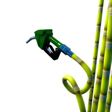 Fuel nozzle cane. Stock Illustration