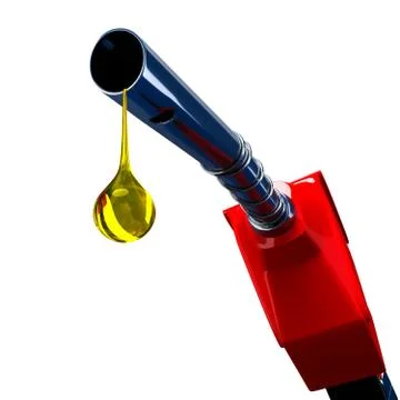Fuel nozzle drip. Stock Illustration
