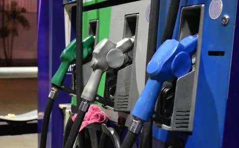 Fuel nozzles Stock Photos