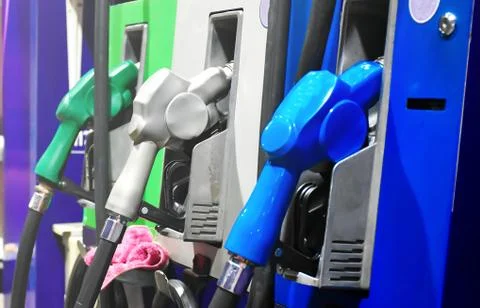 Fuel nozzles Stock Photos
