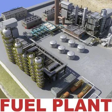 Fuel plant 3D Model