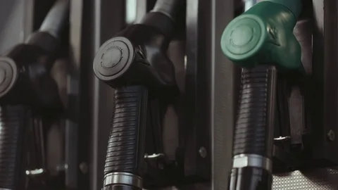Fuel is poured into the tank Stock Footage 76883841