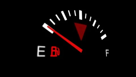 Fuel price dropping animation Stock Footage 127345490