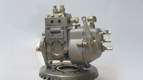 Fuel pump for the diesel Stock Footage 57313690