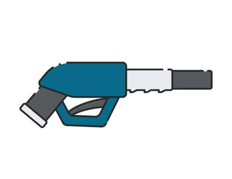 Fuel pump gun icon. Stock Illustration