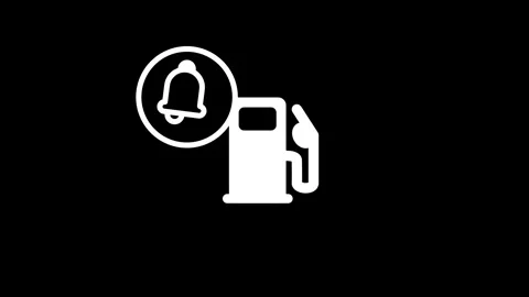 Fuel Station Alert Stock Footage 334461733