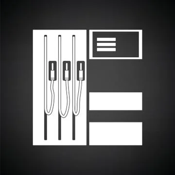 Fuel station icon Stock Illustration