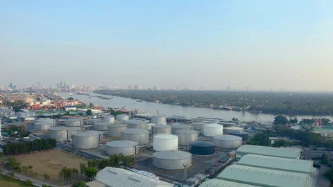 Fuel storage Cistern Video stock 101948600