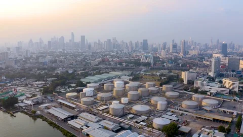 Fuel storage Cistern Stock Footage 104294670