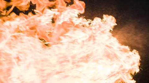 Fuel Stream Ignites in Darkness HD Pro Stock Footage 314492606