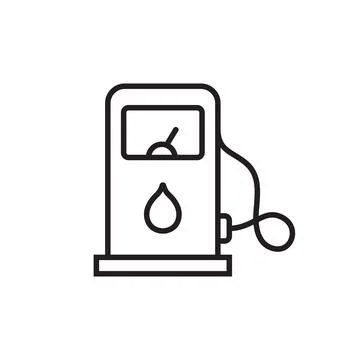 Fuel tank meter icon in flat style. Petrol gauge dashboard vector illustrat.. Stockillustratie