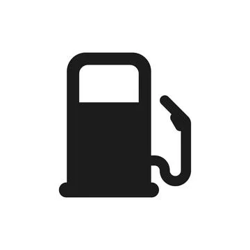 Fuel tank meter icon in flat style. Petrol gauge dashboard vector illustrat.. Stockillustratie