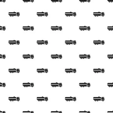 Fuel tanker truck pattern vector イラスト素材